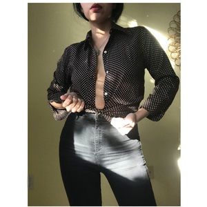 Ralph Lauren Polka Dot Blouse